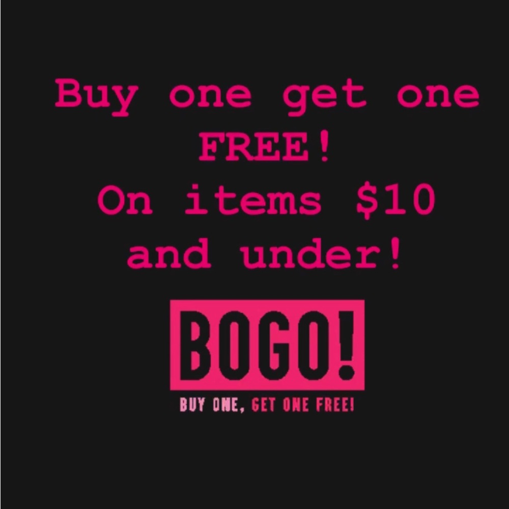BUY ONE GET ONE FREE!